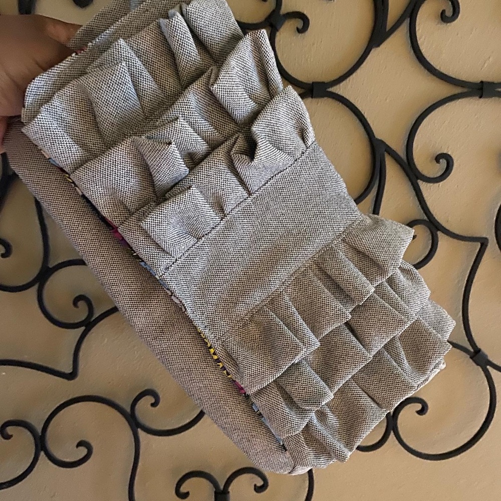 Fabric Clutch with DC Lined Fabric